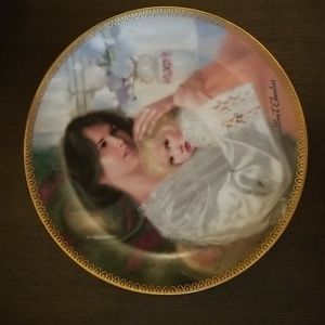 Knowles William T. Chambers "Mother's Here" Collector's Plate
